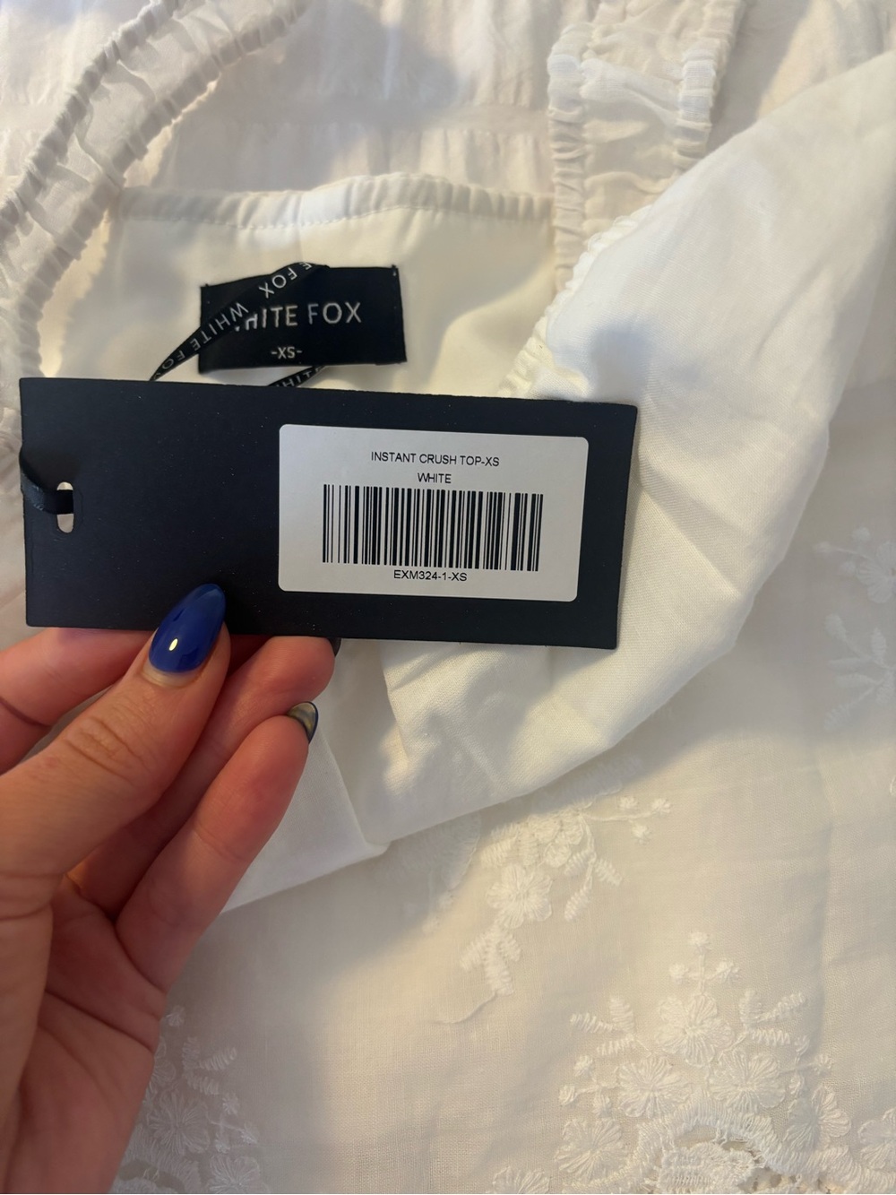 White Fox Boutique Instant Crush Top in White - Picture 9 of 10